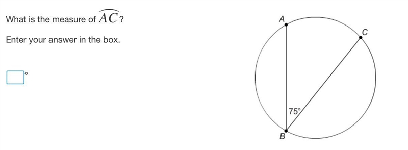 What is the measure of AC⏜?-example-1