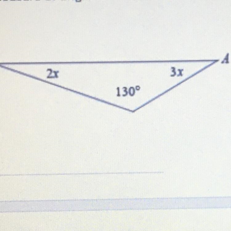 Find the measure of angle A-example-1