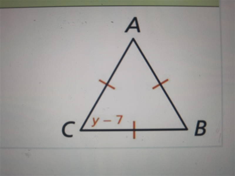 What is the value of ( y) .... Iook at the figure below?-example-1