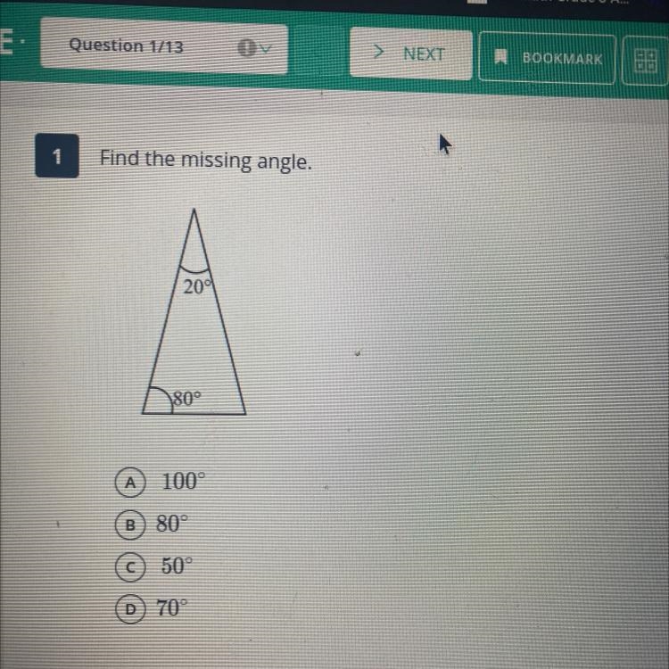 Find the missing angle-example-1