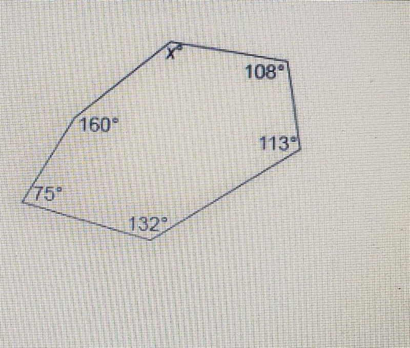 Please Hurry). Solve for x. X = _____° Look at the picture so you can answer the question-example-1