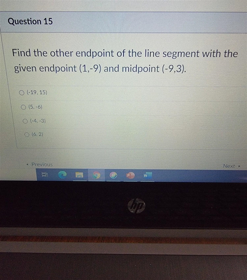 Please help me out find the other endpoint of the line segment with the given endpoint-example-1