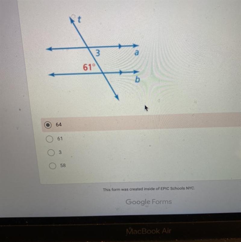 What is the measure angle of 3 PLEASE HELP WORTH 10 points-example-1