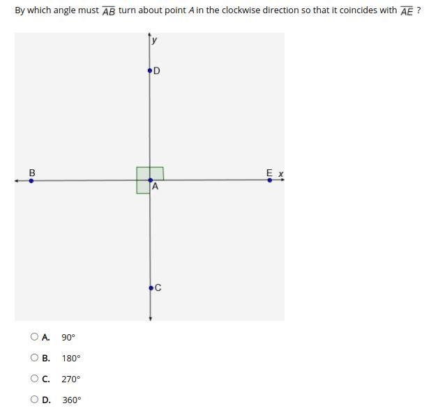 By which angle must AB turn about point A in the clockwise direction so that it coincides-example-1