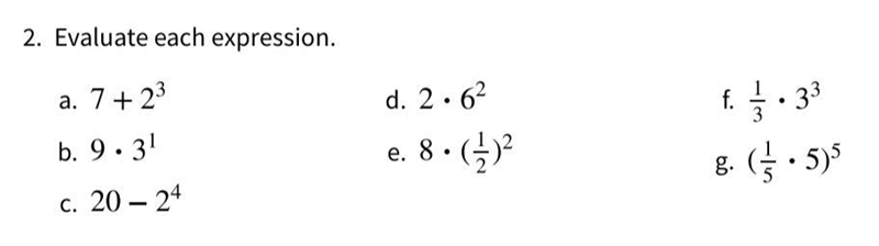 Evaluate each expression.-example-1