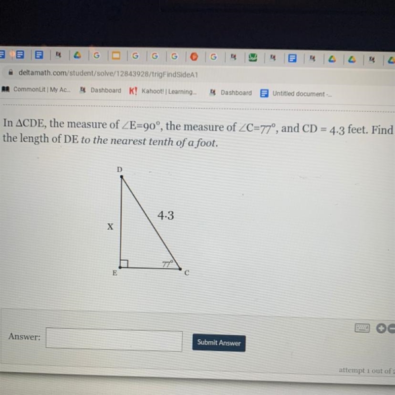 Find the length of the third side. If necessary, write in simplest radical form. 3 2-example-1