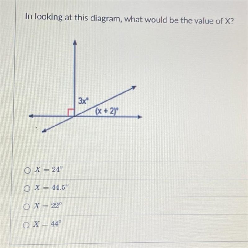 2 Minutes, 55 Second In looking at this diagram, what would be the value of X? 3x-example-1