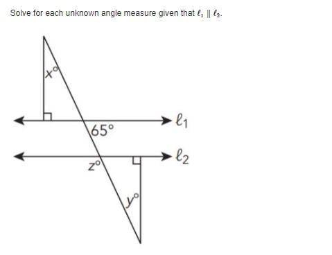 Help with unknown angle measure (view image linked)-example-1