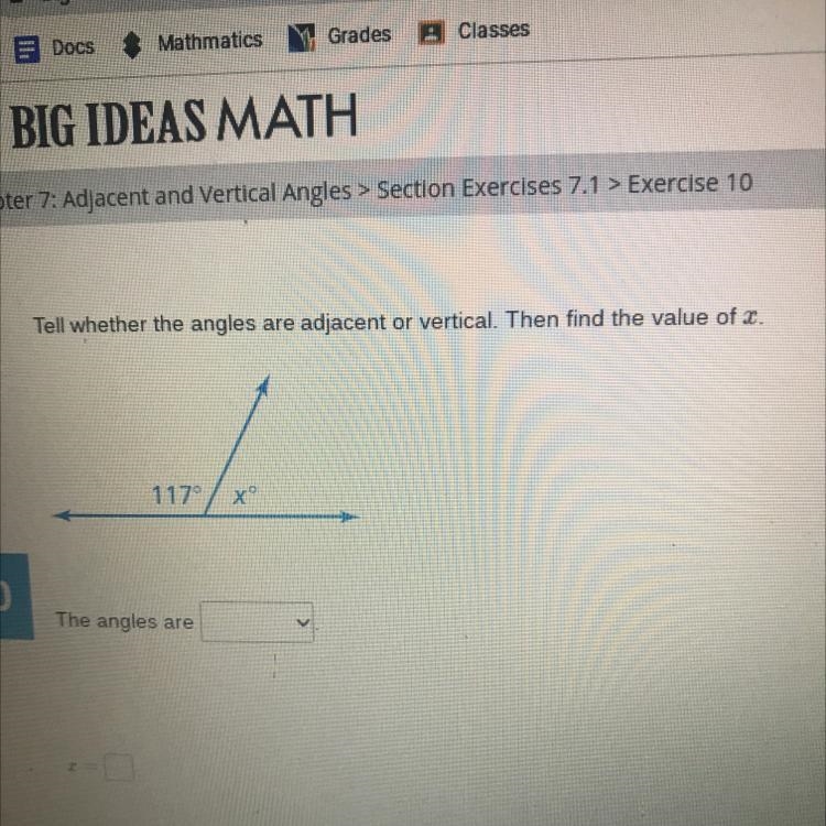 What is the value of x???-example-1