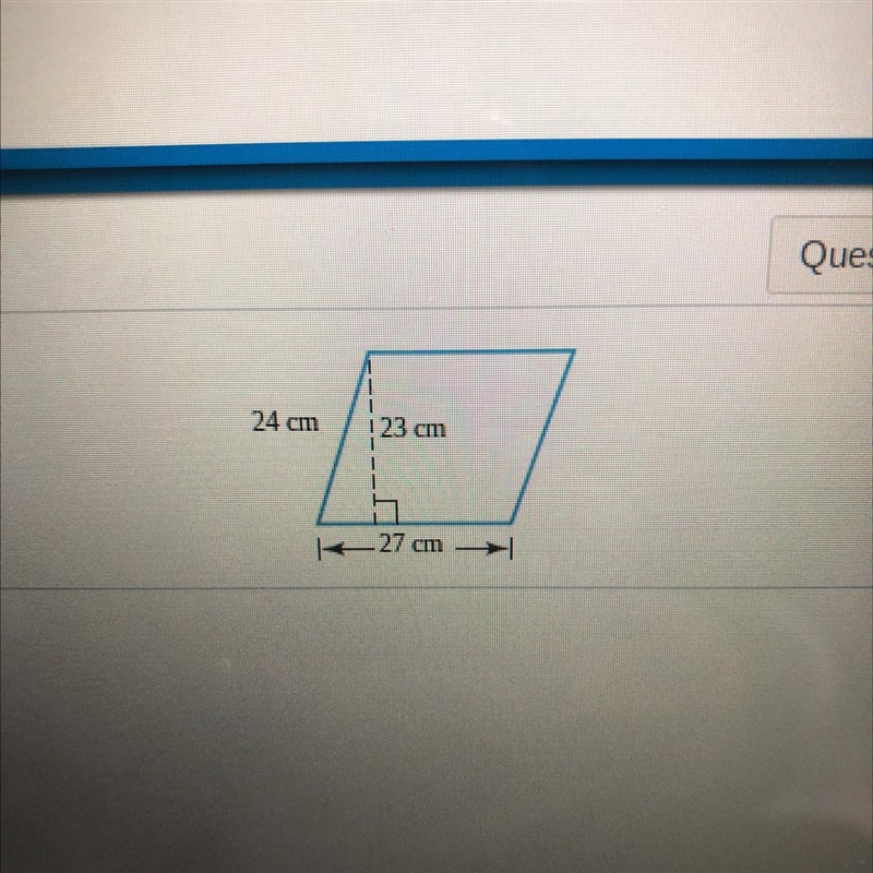 Find the area of the parallelogram-example-1