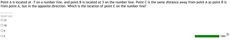 Point A is located at -7 on a number line, and point B is located at 3 on the number-example-1