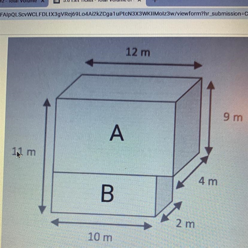 PLEASE HELP!! What is the volume of A? What is the height of B? What is the volume-example-1