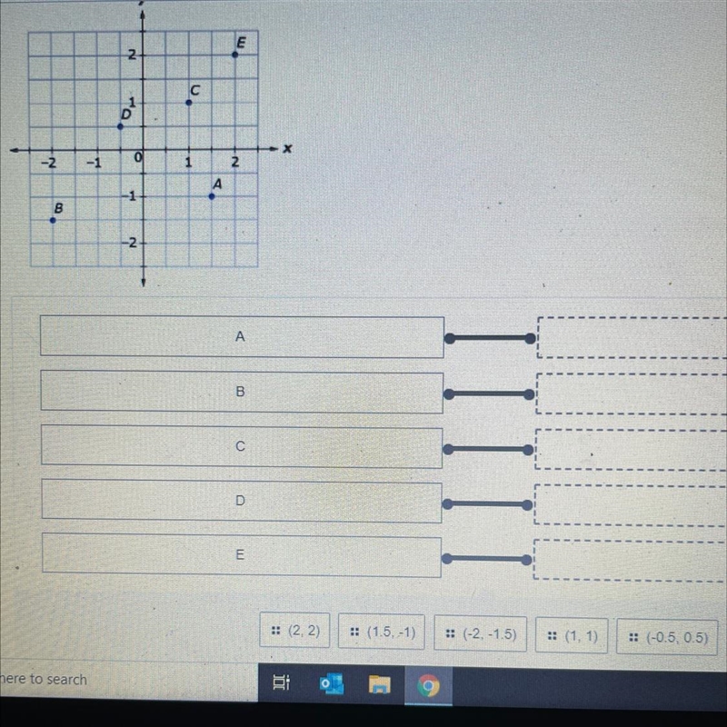 Match the letter to Correct pair-example-1