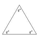 Find the angle measures in the equilateral triangle.-example-1