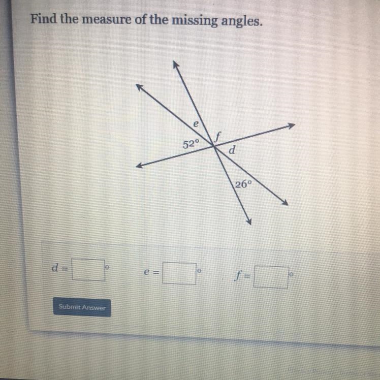 Find the measure of the missing angles-example-1