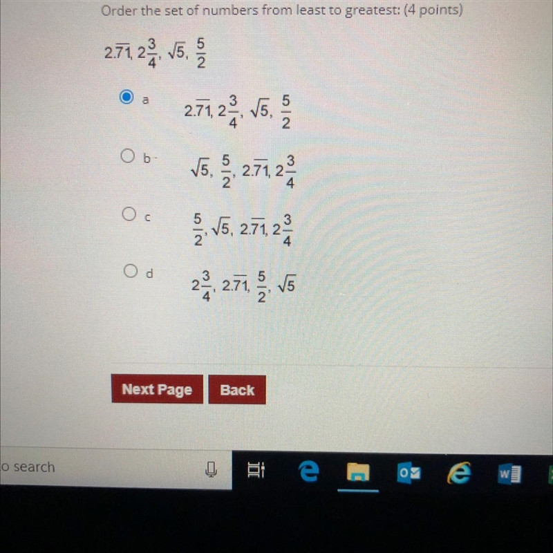 Order the set of numbers from least to greatest?-example-1