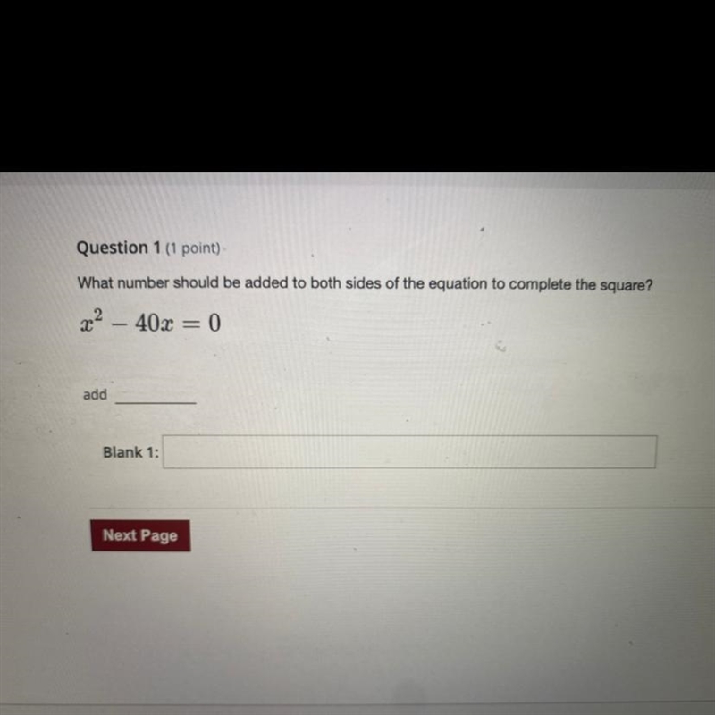 What number should be added to both sides of the equation to complete the square? x-example-1