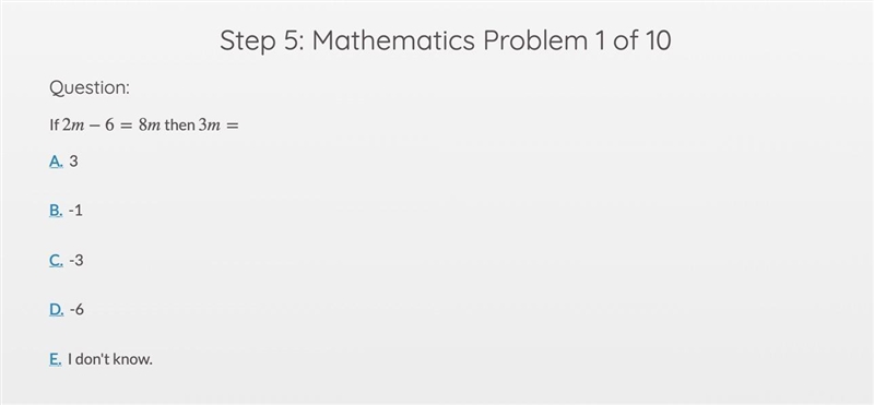 Please help anyone will mark BRAINILEST !!!!!!!!!!!!!!!!!!!!!!!!!! if 2m - 6 = 8m-example-1