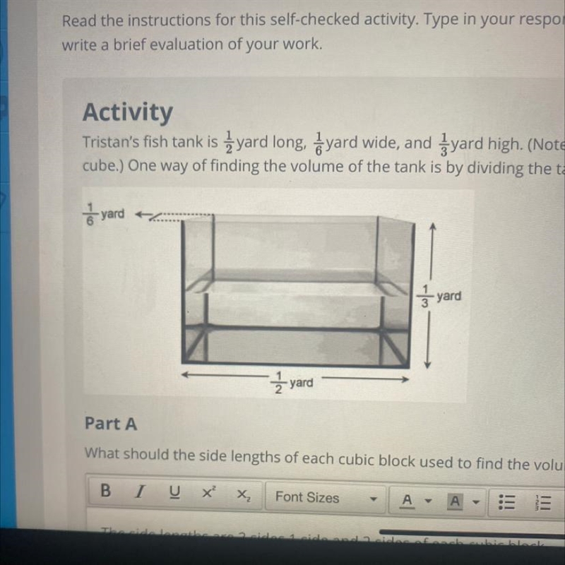 Part D What is the total volume of the cubic blocks?-example-1