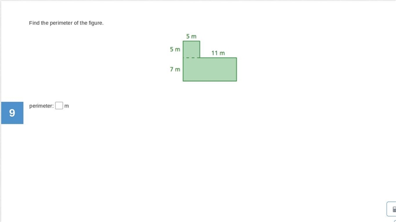 Find the perimeter of the figure.-example-1