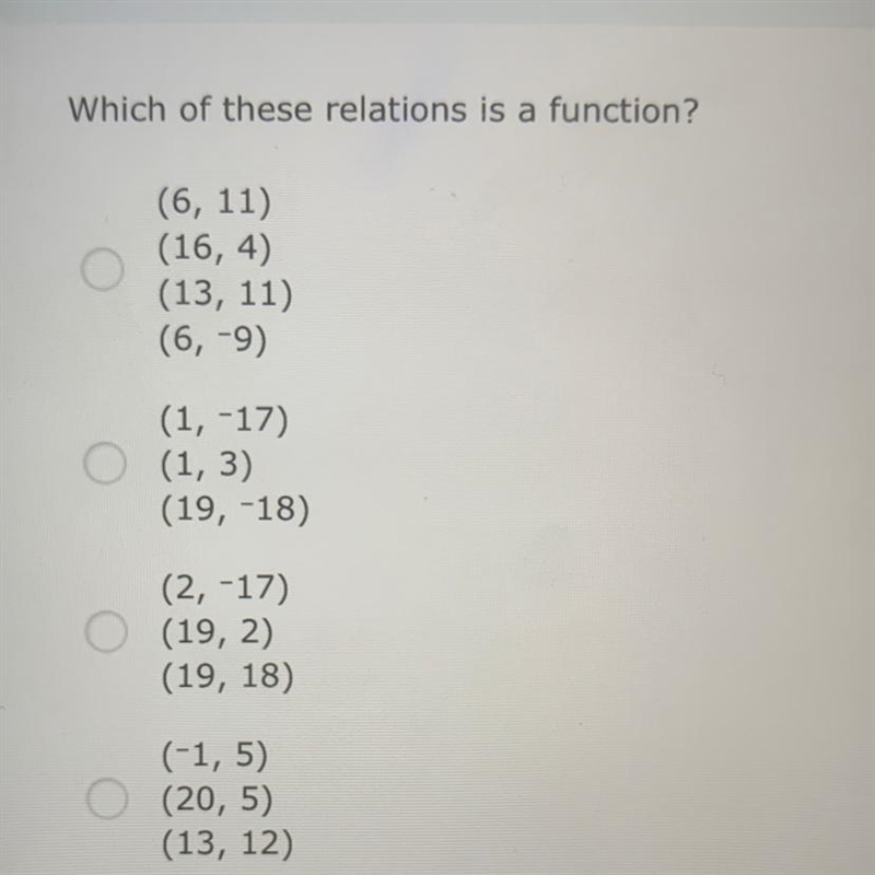 Witch one is a function?-example-1