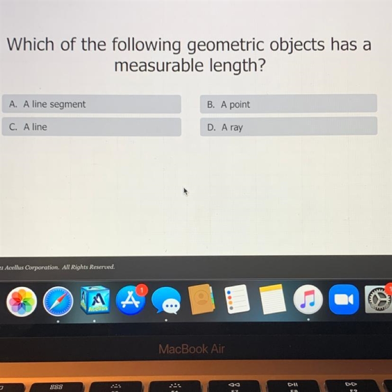 Which of the following geometric objects has a measurable length?-example-1