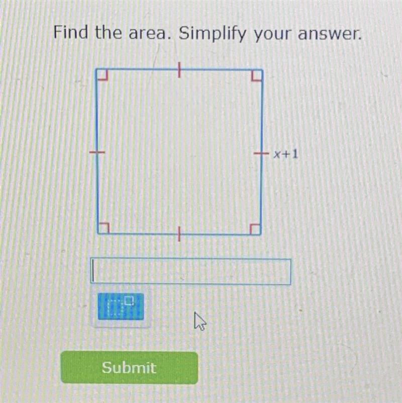 Find the area. Simplify the answer.-example-1