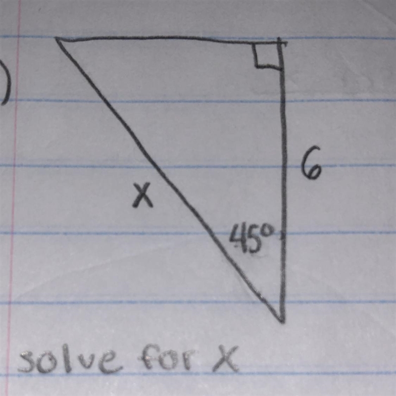 Solve for x, need help!-example-1