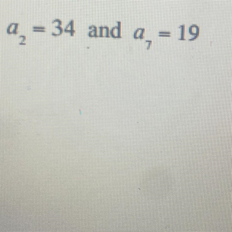 Given two terms in an arithmetic sequence write the explicit formula-example-1