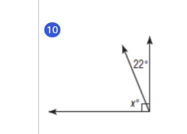 Find the missing value of x. Show your work.-example-1