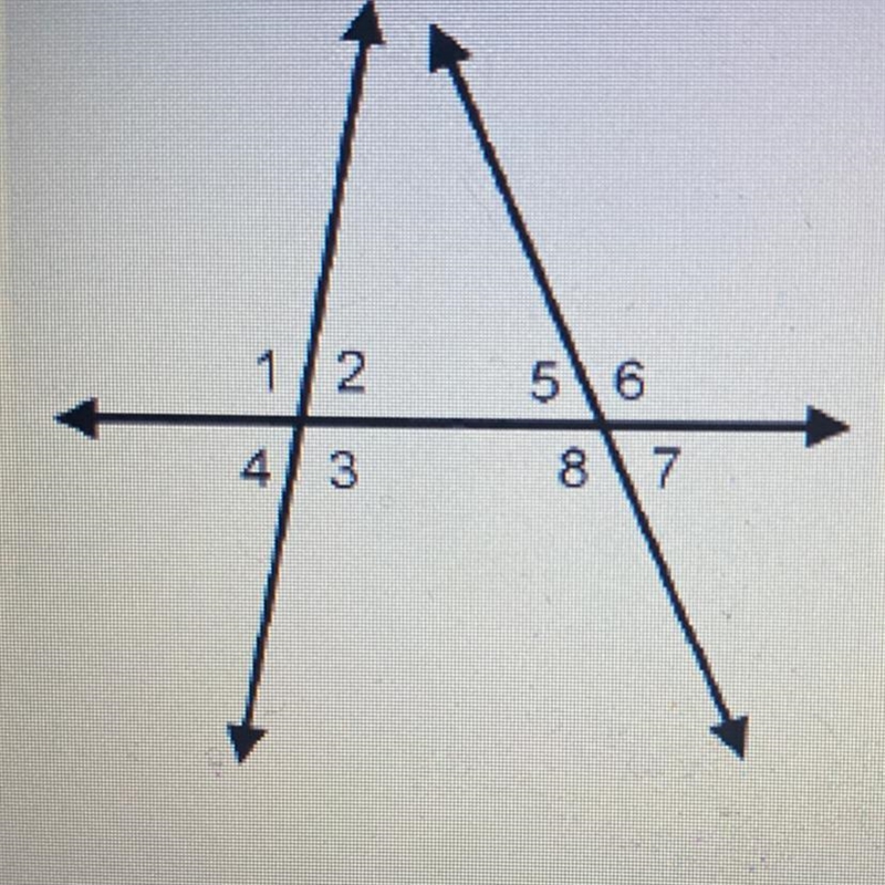 In the diagram, the measure of the angle 8 is 124°, and the measure of angle 2 is-example-1