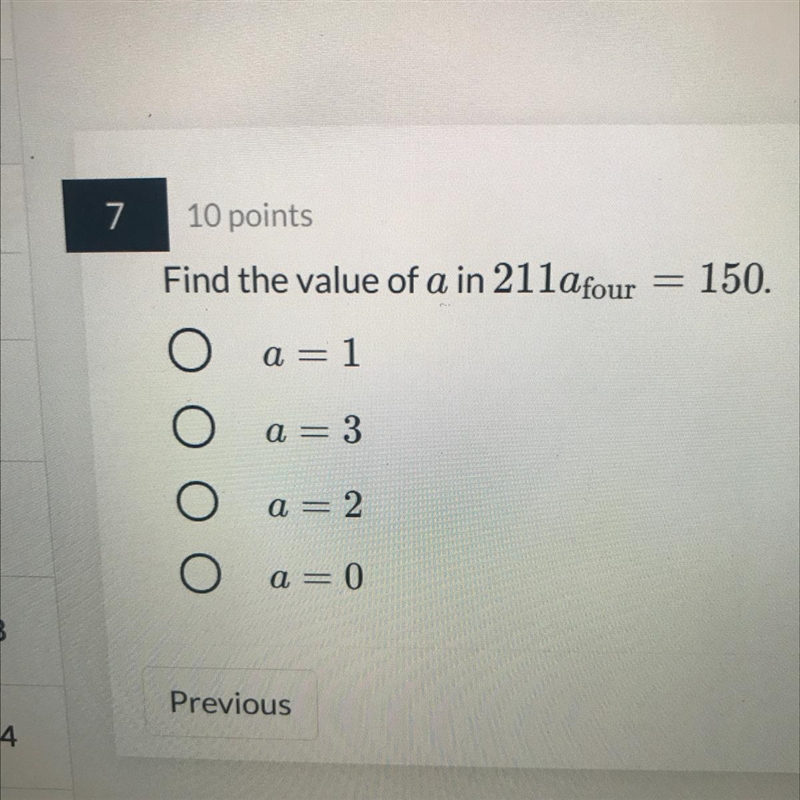 Find a in 211afour= 150-example-1