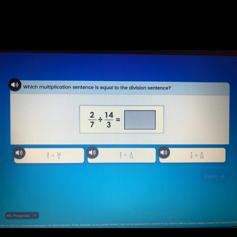 Which multiplication sentences equal to the division sentence?-example-1