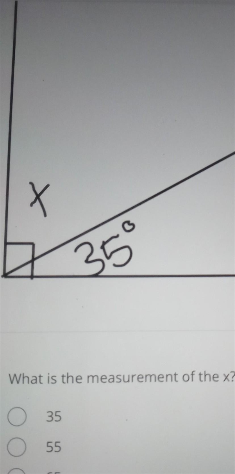 What is the measurement of the x​-example-1