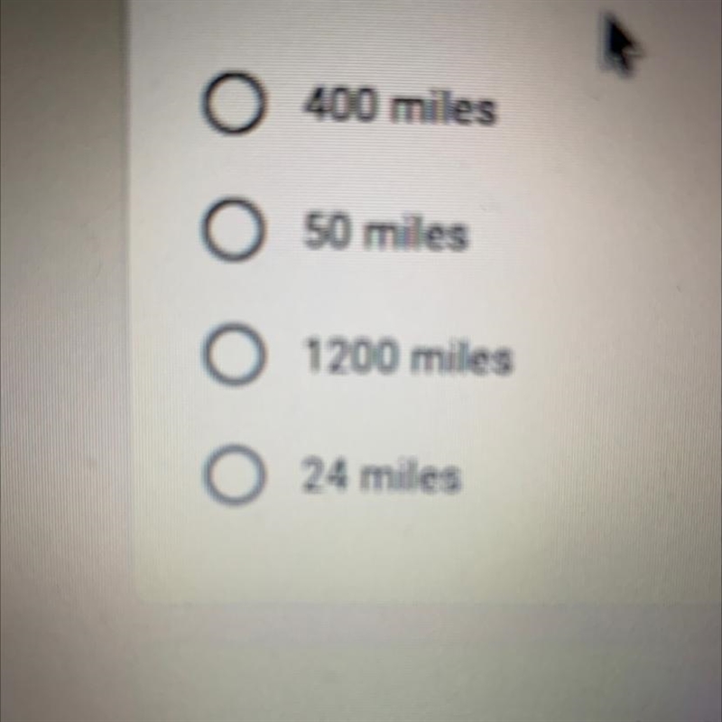 1 poll 4-Jeremy drove 150 miles in three hours. At that rate, how far would he drive-example-1