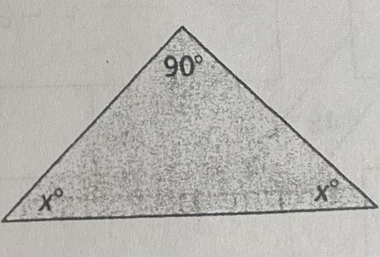 PLEASE HELP write and solve an equation to find the value of X. please explain in-example-1