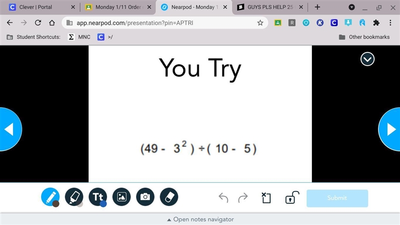 Okay I need help so I just don't understand. The only thing I know is that 3^{2} means-example-1