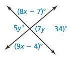 Find the values of x and y using the figure below. Round your answer to the nearest-example-1