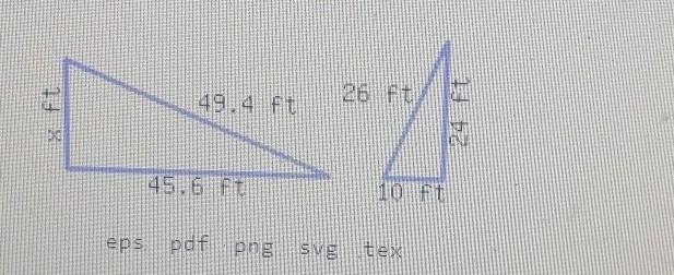 BEEN ASKING FOR AN HOUR NOW!! the following two triangles are similar to each other-example-1