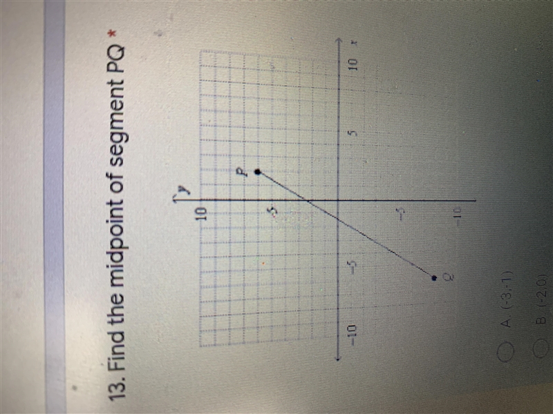 Find the midpoint of segment PQ-example-1