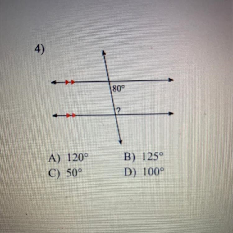 A) 120 B) 125 C) 50 D) 100-example-1