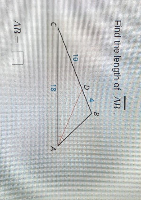 Find the length of AB ​-example-1