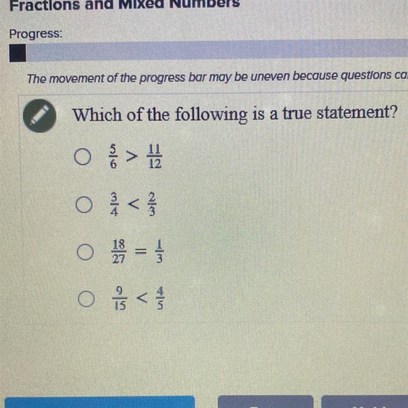 Which of the following is a true statement? o & > o = } Os <-example-1