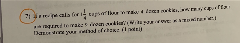 How many cups of flour are required to make 9 dozen cookies? ( write your answer as-example-1