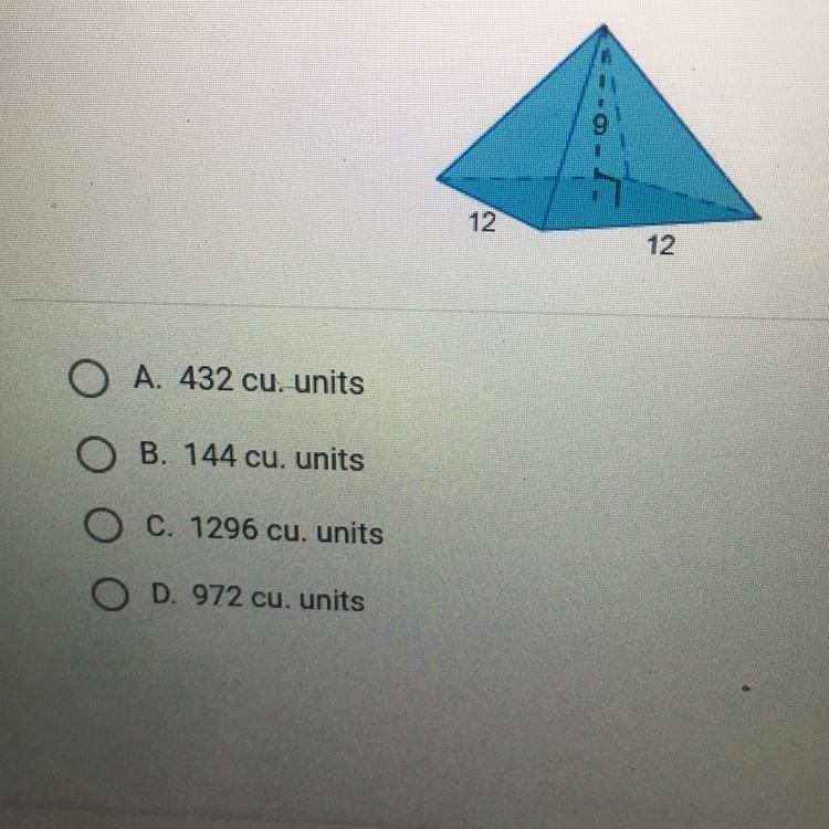 What is the volume of the pyramid shown below?-example-1