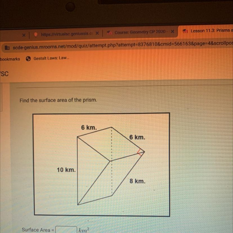 Find the surface area of the prism-example-1