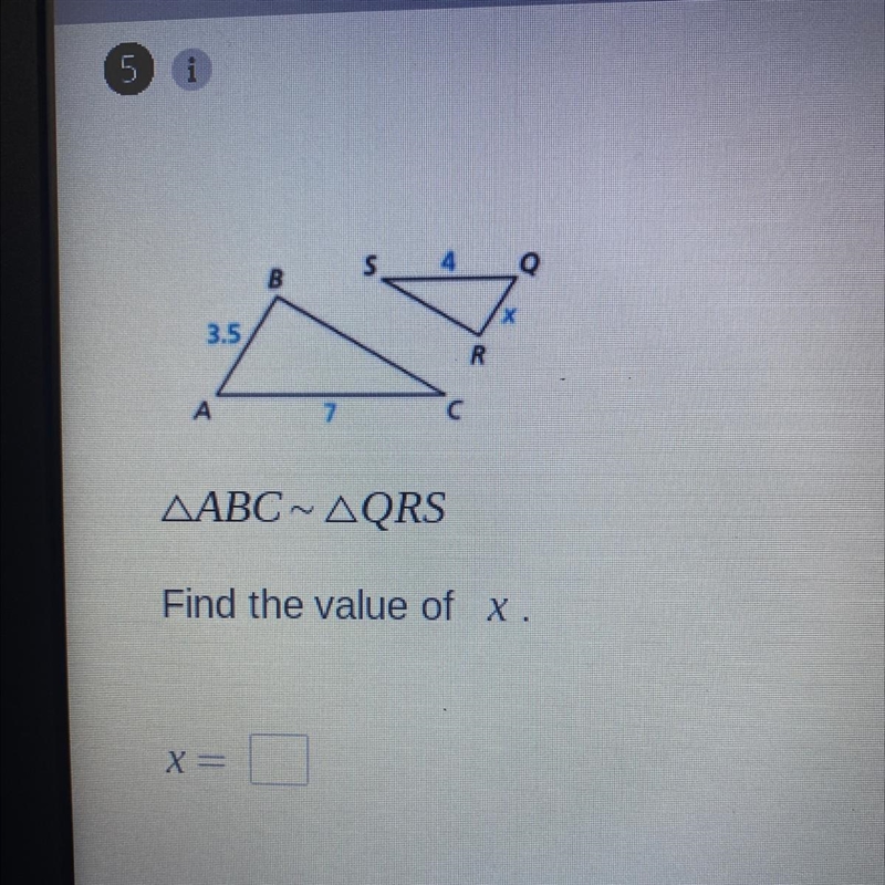 Find the value of x.-example-1