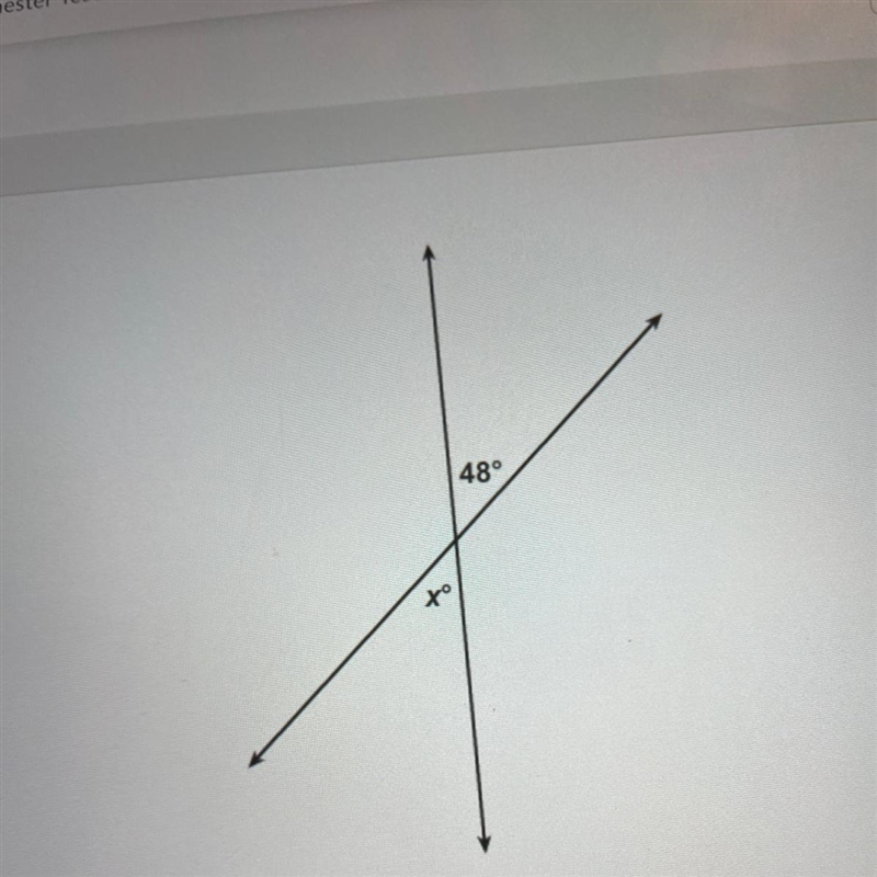 What is the value of x in this figure? Enter your answer in the box. x= Please help-example-1