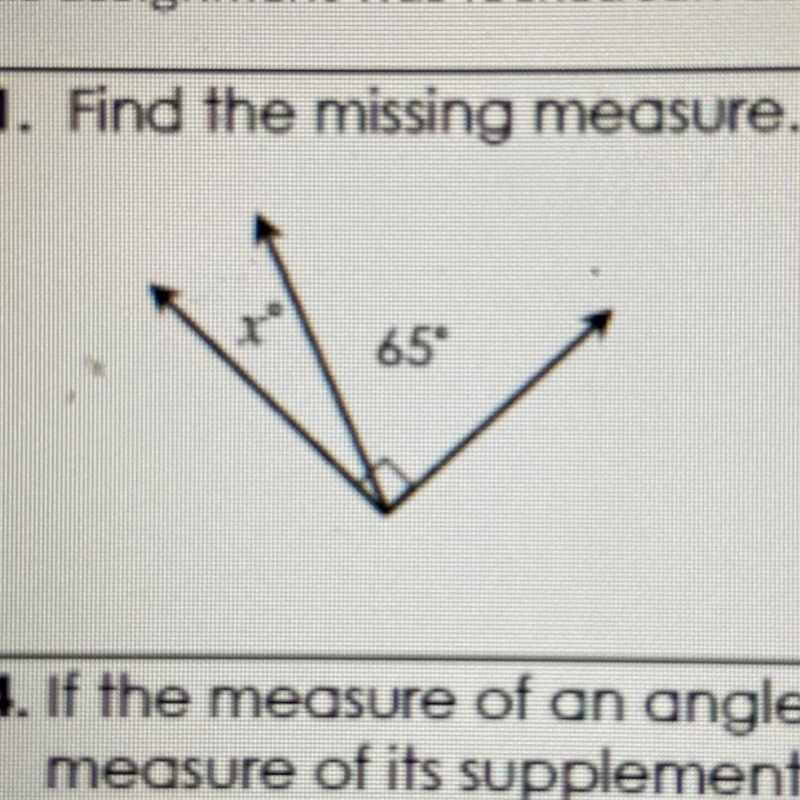 1. Find the missing measure.-example-1