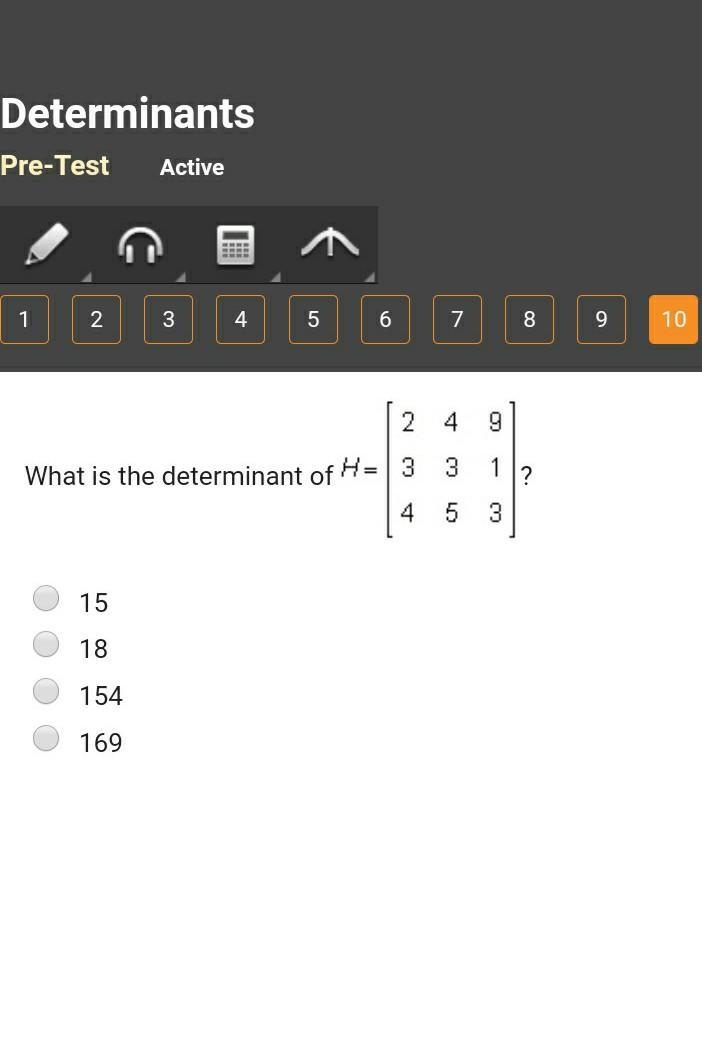 What is the determinant of ￼​-example-1